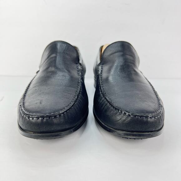 Johnston & Murphy 9.5M Cresswell Venetian Black Soft Sheepskin Loafer Slip On - Picture 5 of 11